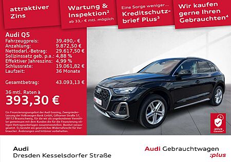 Audi Q5 45 TFSI Q. S-Line AHZV Kamera LED Navi