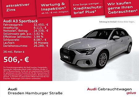 Audi A3 30 TDI Advanced LED Navi S tronic