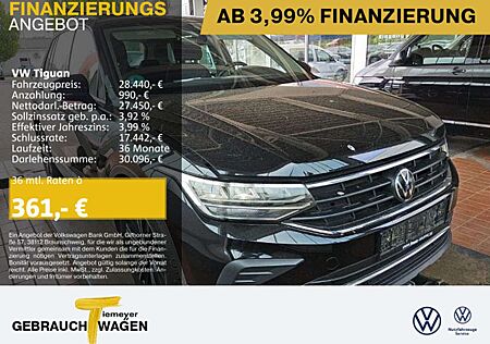 VW Tiguan Volkswagen 2.0 TDI DSG ACTIVE LED VIRTUAL KAMERA AHK