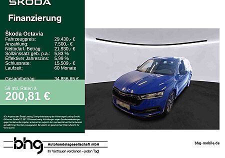 Skoda Octavia Combi 1.5 TSI e-TEC DSG Sportline Standh