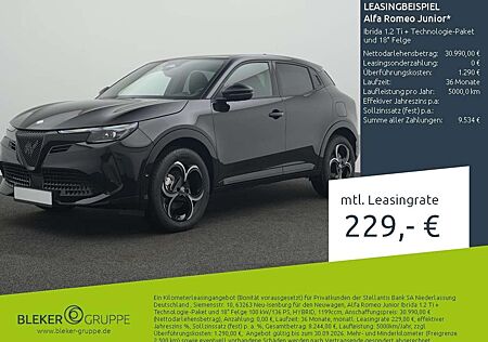 Alfa Romeo Junior Ibrida 1.2 Ti + Technologie-Paket und 18" Felge