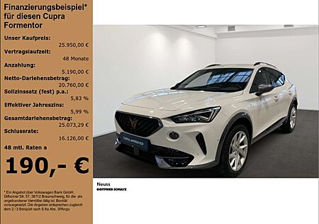Cupra Formentor TSI DSG LED APP RADIO SITZHEIZUNG EINPARKHILFE