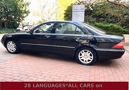 Mercedes-Benz S 500 lang Limousine, Bi-Xenon, schwarz 2000
