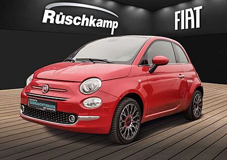 Fiat 500 Red 1.0 PDC Klimaauto Glasdach Navi Alu Allwetter