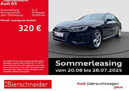 Audi A4 Av 40 TDI qu advanced Black 18 LEDER ACC CAM