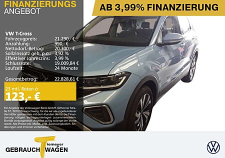 VW T-Cross gebraucht kaufen VW T-Cross Volkswagen 1.0 TSI STYLE LM17 NAVI MATRIX SITZHZG
