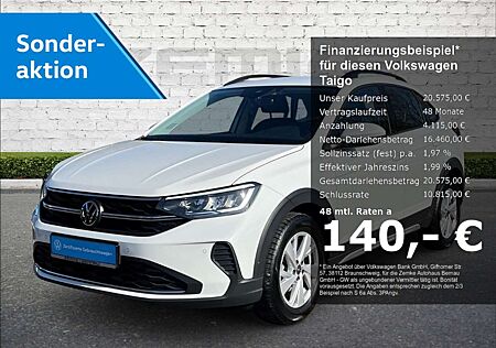 VW Taigo Volkswagen 1.0 TSI Life Navi digitales Cockpit LED Apple CarP