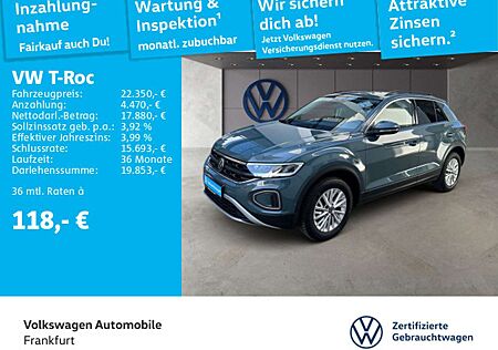 VW T-Roc Volkswagen 1.0 TSI Life Navi LED-Tagfahrlicht Spurhal