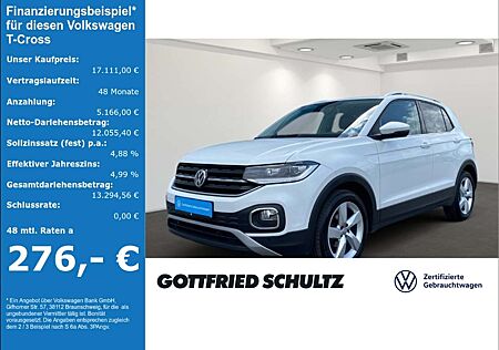 VW T-Cross Volkswagen TSI STYLE NAVI SITZHZG LED PDC USB BT