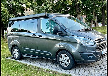 Ford Transit Custom Nugget Camper mit Aufstelldach, Markise, Vorzelt