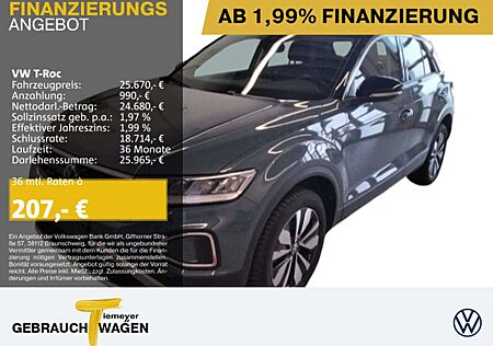VW T-Roc Volkswagen 1.0 TSI MOVE LED VIRTUAL NAVI SITZHZ AHK