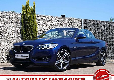 BMW 220 d Cabrio Sport Line | Leder | Xenon | Navi