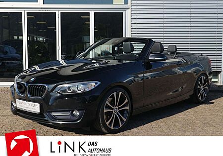 BMW 220 i Cabrio Sport Line BUSINESS PROF PDC XENON