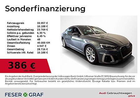 Audi A5 Sportback 40 TDI S tronic S Line Int Leder,Navi,AH