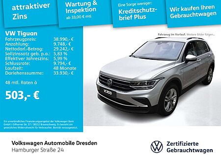 VW Tiguan Volkswagen Life 2.0 TDI DSG 4M LED KAMERA FSHZG TRAV