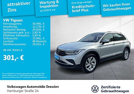 VW Tiguan Volkswagen Life 2.0 TDI DSG 4M LED KAMERA FSHZG TRAV