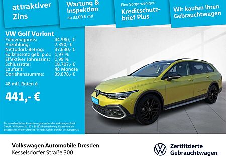 VW Golf Variant Volkswagen Golf VIII Variant Alltrack 2.0 TDI DSG 4M Navi A