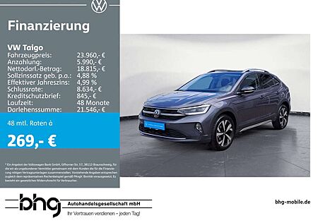 VW Taigo Volkswagen 1.0 TSI OPF DSG Style MatrixLED IQ.Drive A