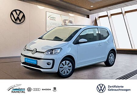 VW Up Volkswagen ! 1.0 move BMT 1.HAND KLIMA LED-TAGFAHRLICHT START
