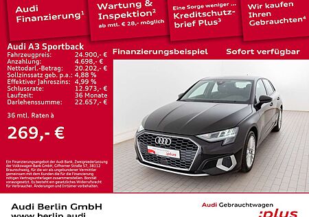 Audi A3 Advanced 30 TDI S tr. SITZHZG PDC