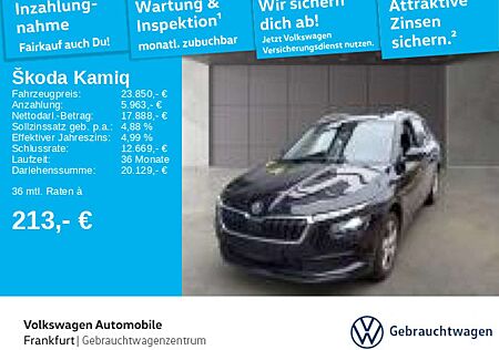 Skoda Kamiq Style 1,5 TSI Automatik Style Einparkhilfe