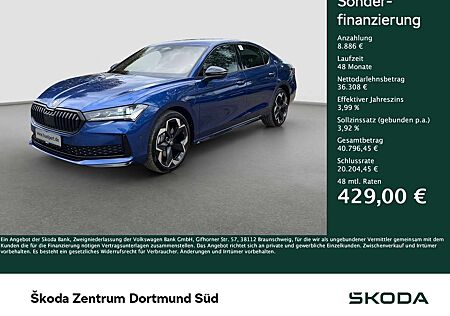 Skoda Superb gebraucht kaufen Skoda Superb 1.5 iV SPORTLINE AHK 360°CAM LM19 EKLAPPE