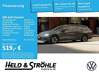 Volkswagen Golf Variant GOAL 2.0 TDI DSG AHK HuD 360 TRAVEL