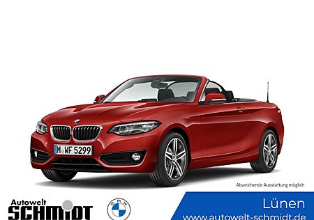 BMW 218 i Cabrio Sport Line + 2Jahre-BPS.-GARANTIE