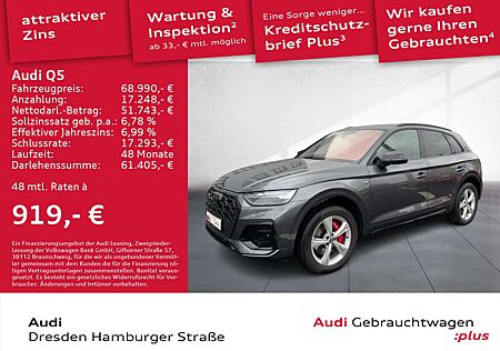 Audi Q5 55TFSI e S line Matrix Navi B&O AHZV S tronic