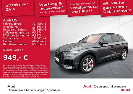 Audi Q5 55TFSI e S line Matrix Navi B&O AHZV S tronic