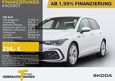 VW Golf GTI Volkswagen Golf 2.0 GTI DSG UPE62 LM19 PANO LEDER ST.HEIZ