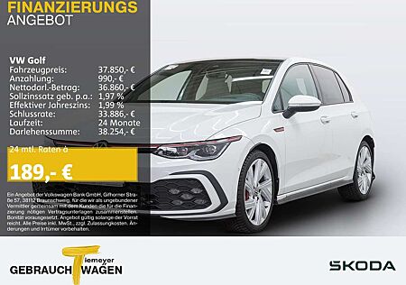 VW Golf GTI Volkswagen Golf 2.0 GTI DSG UPE62 LM19 PANO LEDER ST.HEIZ