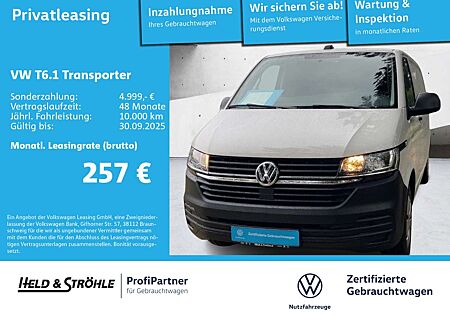 VW T6 Transporter Volkswagen T6.1 Transporter T6.1 Kasten LANG 2.0 TDI AHK NAV PDC KAM SHZ APP