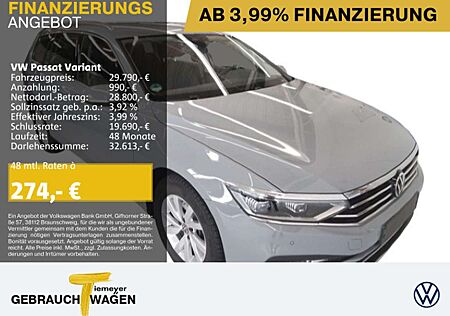 VW Passat Variant Volkswagen 1.5 TSI DSG ELEGANCE IQ.LIGHT AHK