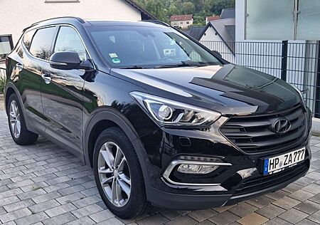 Hyundai Santa Fe blue 2.2 CRDI 4WD Automatik Premium