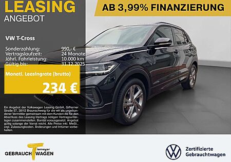 VW T-Cross Volkswagen 1.5 TSI DSG R-LINE BLACK STYLE IQ LM18 A