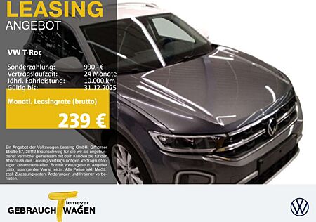 VW T-Roc Volkswagen 2.0 TDI STYLE LM18 AHK NAVI SITZH