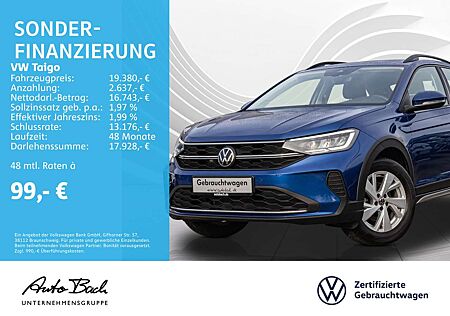 VW Taigo Volkswagen 1.0 TSI "Life" Navi LED Digital Cockpit EP