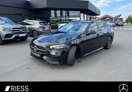 Mercedes-Benz C 200 T-Modell AMG Sport Night LED AHK Pano Ambi Kamera