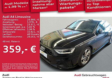 Audi A4 30 TDI S-TRO*S-LINE*RFK*NAVI*LANE**