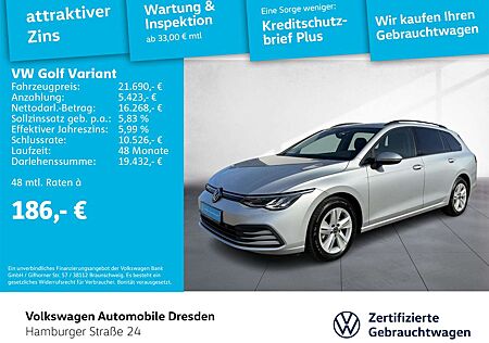 VW Golf Variant Volkswagen Golf VIII Variant Life 1.0 TSI KAMERA LANE ACC
