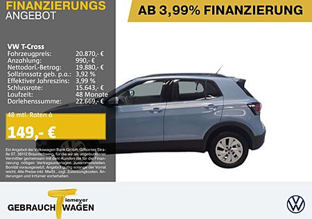 VW T-Cross Volkswagen 1.0 TSI LIFE NAVI KAMERA LED SITZHZ VIRT