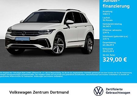 VW Tiguan Volkswagen 2.0 R-LINE 4X4 ACC AHK SITZHEIZUNG ALU19