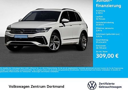 VW Tiguan Volkswagen 2.0 R-LINE 4X4 ACC AHK SITZHEIZUNG ALU19
