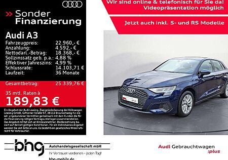 Audi A3 40 TFSIe Sportback S tronic Sitzheizung