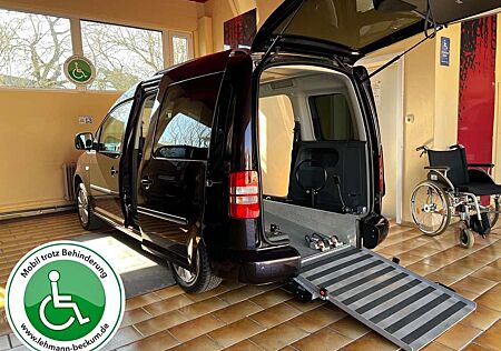 VW Caddy Volkswagen Highline Rollstuhlrampe hyd.Absenkung Nav Standhzg