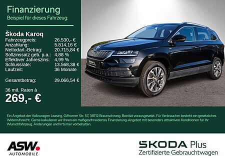 Skoda Karoq Clever 4x4 2.0TDI DSG LED Navi RFK ACC AHK