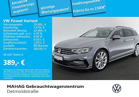 VW Passat Variant Volkswagen 2.0 TDI 4Mot. R line Ext. Leder N