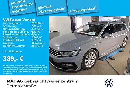 VW Passat Variant Volkswagen 2.0 TDI 4Mot. R line Ext. Leder N