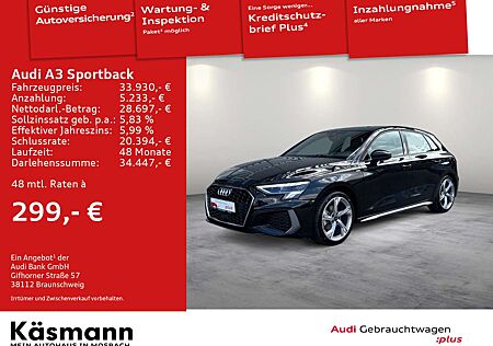 Audi A3 S line 35TFSI 2xS line B&O NAV KAM